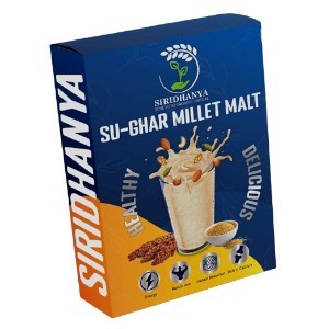 SIRIDHANYA Su-Ghar Millet Malt (450gm). Diabetic Friendly | Traditionally made with a combination of natural ingredients such as cerelac Malt.