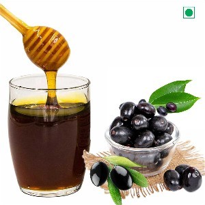 HDC Siridhanya Wild Forest Organic Jamun Honey -950g, (Gross wt 1kg) 100% Pure, Raw, Natural and Unprocessed Honey | NMR tested with Digestive minirals, Shelf Life: 18 Months.